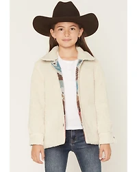 Shyanne Girls' Iris Reversible Southwestern Print Shacket