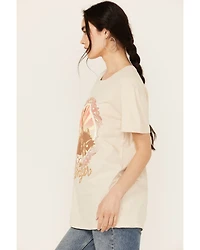 Wrangler Women's Boot Barn Exclusive Cowboy Logo Boyfriend Fit Short Sleeve Graphic Tee