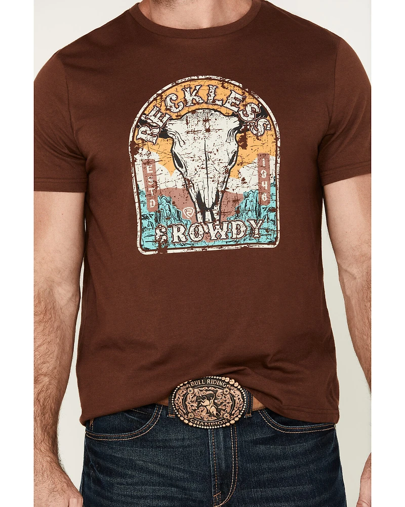 Rock & Roll Denim Men's Boot Barn Exclusive Reckless Rowdy Short Sleeve Graphic T-Shirt