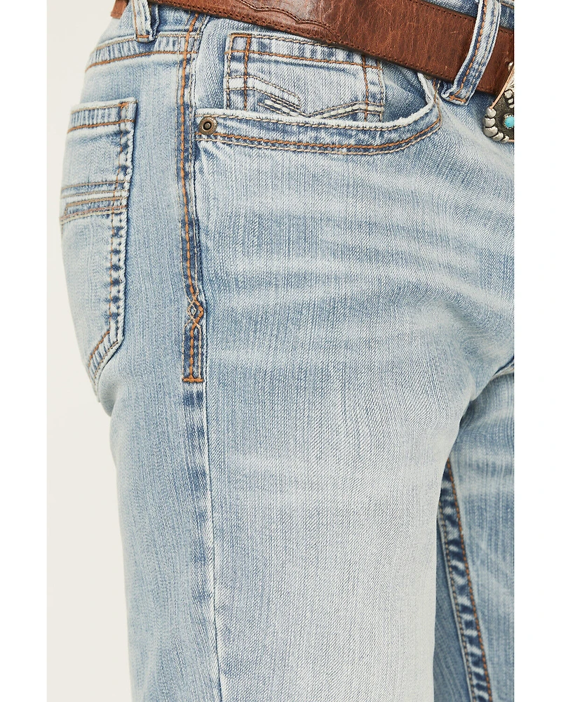 Cody James Men's Cyclone Wash Jackson Slim Straight Stretch Denim Jeans
