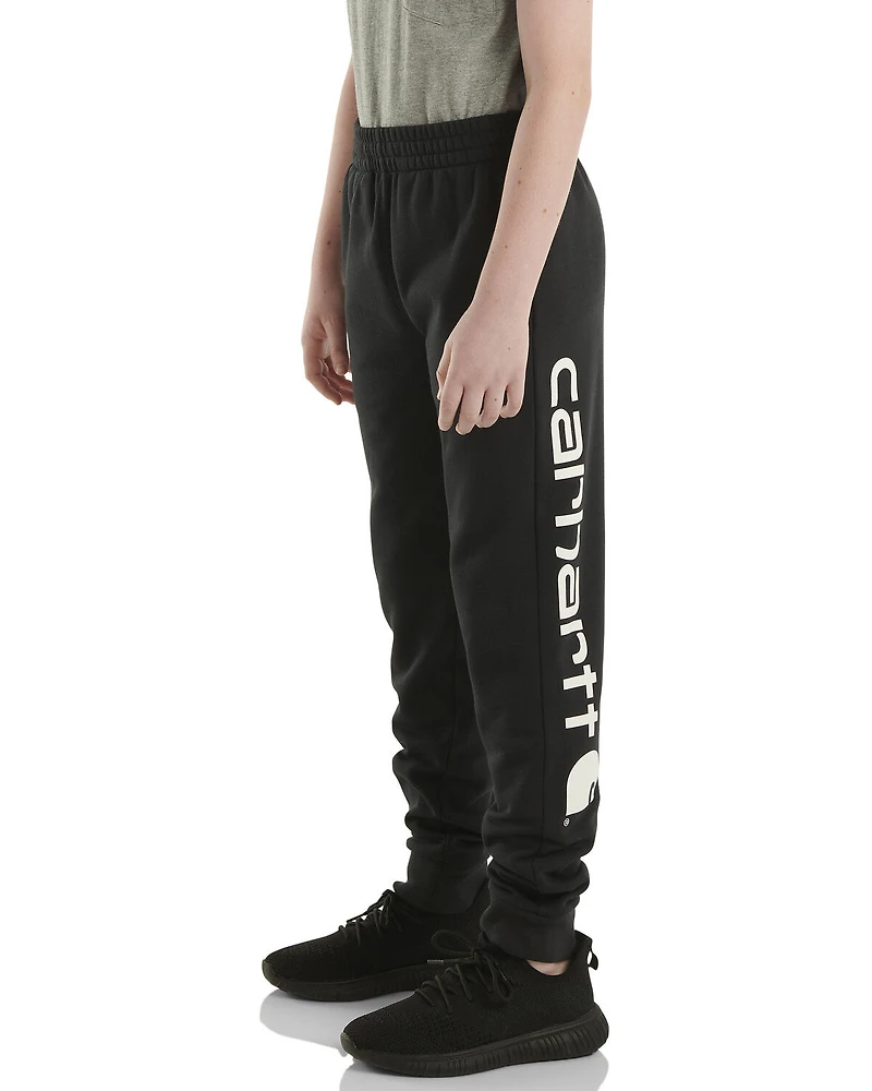 Carhartt Boys' Fleece Logo Sweatpants