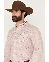 Ariat Men's Team Primo Logo Printed Long Sleeve Button-Down Western Shirt