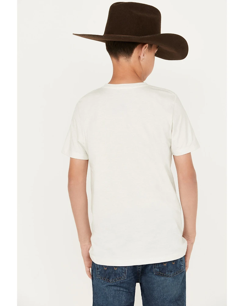 Cody James Boys' Steer Head Short Sleeve Graphic T-Shirt