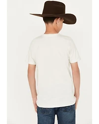 Cody James Boys' Steer Head Short Sleeve Graphic T-Shirt