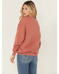 Rock & Roll Denim Women's Ride Em Cowboy Graphic Crewneck