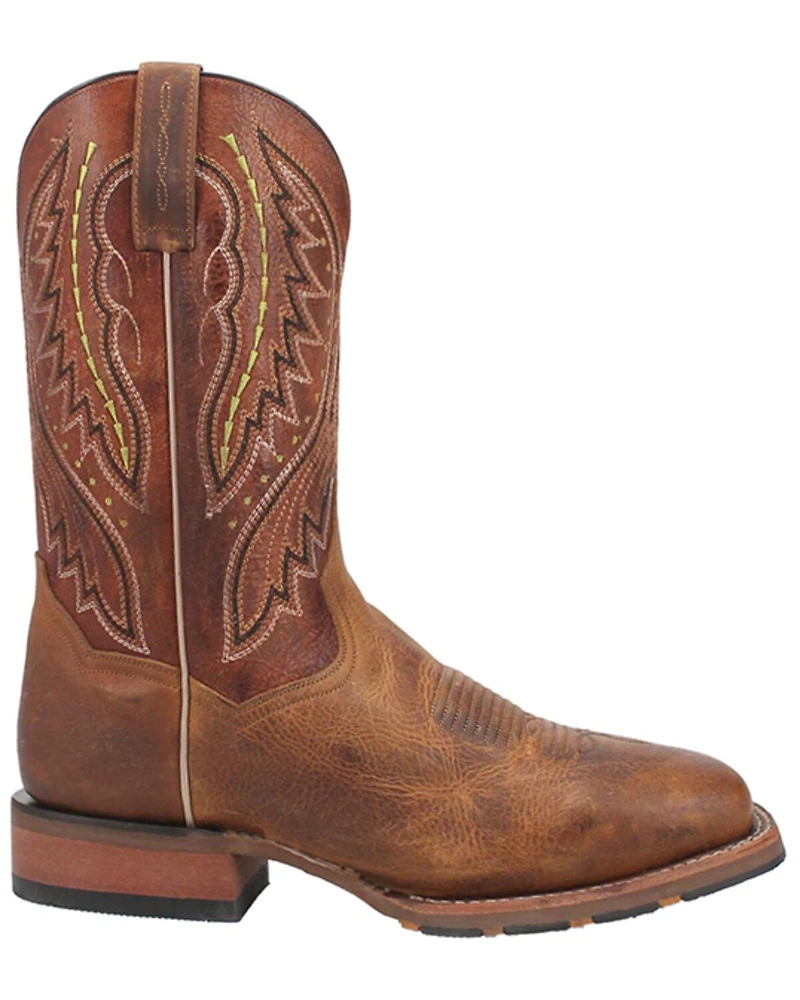 Dan Post Men's Saddle Bison Performance Western Boots - Broad Square Toe