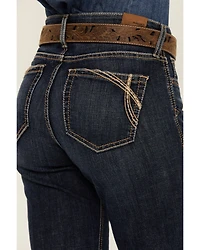 Ariat Women's Dark Wash High Rise Naz Slim Trouser Jeans