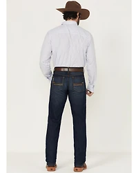 Cinch Men's Jesse Dark Stonewash Slim Straight Performance Stretch Denim Jeans