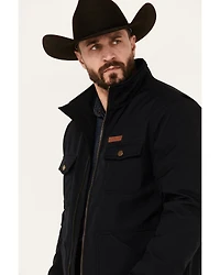 Cinch Men's Textured Poly Concealed Carry Zip Softshell Jacket