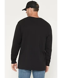 Carhartt Men's Loose Fit Heavyweight Logo Long Sleeve Graphic T-Shirt