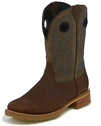 Justin Men's Marshal Waterproof Western Work Boots - Square Toe