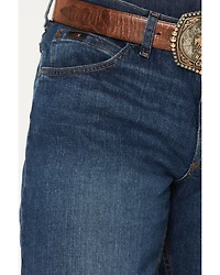 Wrangler X Cody Johnson Men's 02MWX Moonlight Dark Wash Slim Bootcut Stretch Denim Jeans