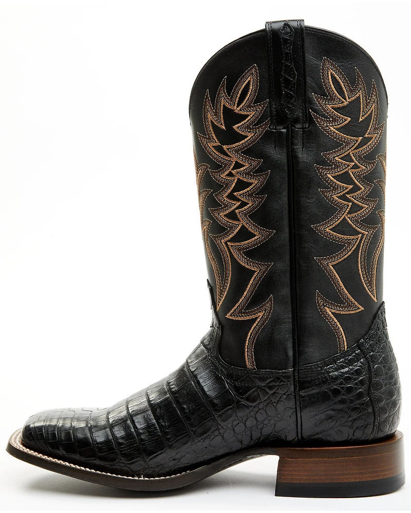 Cody James Men's Exotic Caiman Belly Western Boots - Broad Square Toe