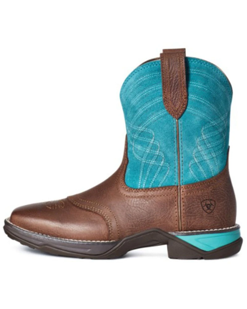 Ariat Women's Anthem Shortie Performance Western Boots - Square Toe