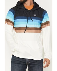 Rock & Roll Denim Men's Striped Hooded Sweatshirt