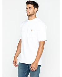 Carhartt Men's Loose Fit Heavyweight Logo Pocket Work T-Shirt