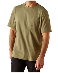 Ariat Men's Rebar Workman Short Sleeve Graphic Work Pocket T-Shirt