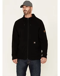 Ariat Men's Black Rebar Thermic Insulated Zip-Front Hooded Work Jacket