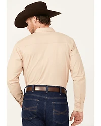 RANK 45® Men's Logo Long Sleeve Button-Down Performance Western Shirt