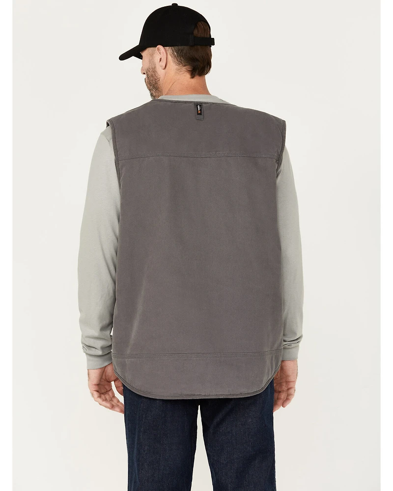 Hawx Men's Weathered Sherpa Lined Work Vest