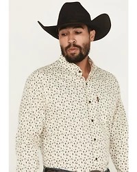 Ariat Men's Milton Printed Long Sleeve Button-Down Western Shirt