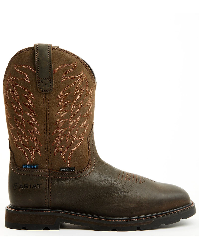 Ariat Men's Groundbreaker H20 Western Boots - Steel Toe