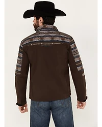 Hooey Men's Southwestern Print Softshell Jacket