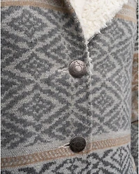 Outback Trading Co Women's Gemma Southwestern Sherpa Lined Jacket - Plus