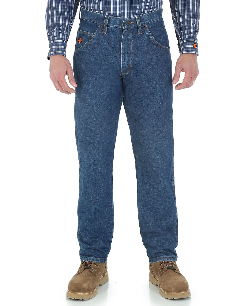 Wrangler Men's FR Relaxed Fit Work Jeans