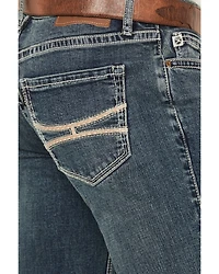 Hooey By Rock & Roll Denim Men's Medium Wash Pistol Straight Reflex Jeans