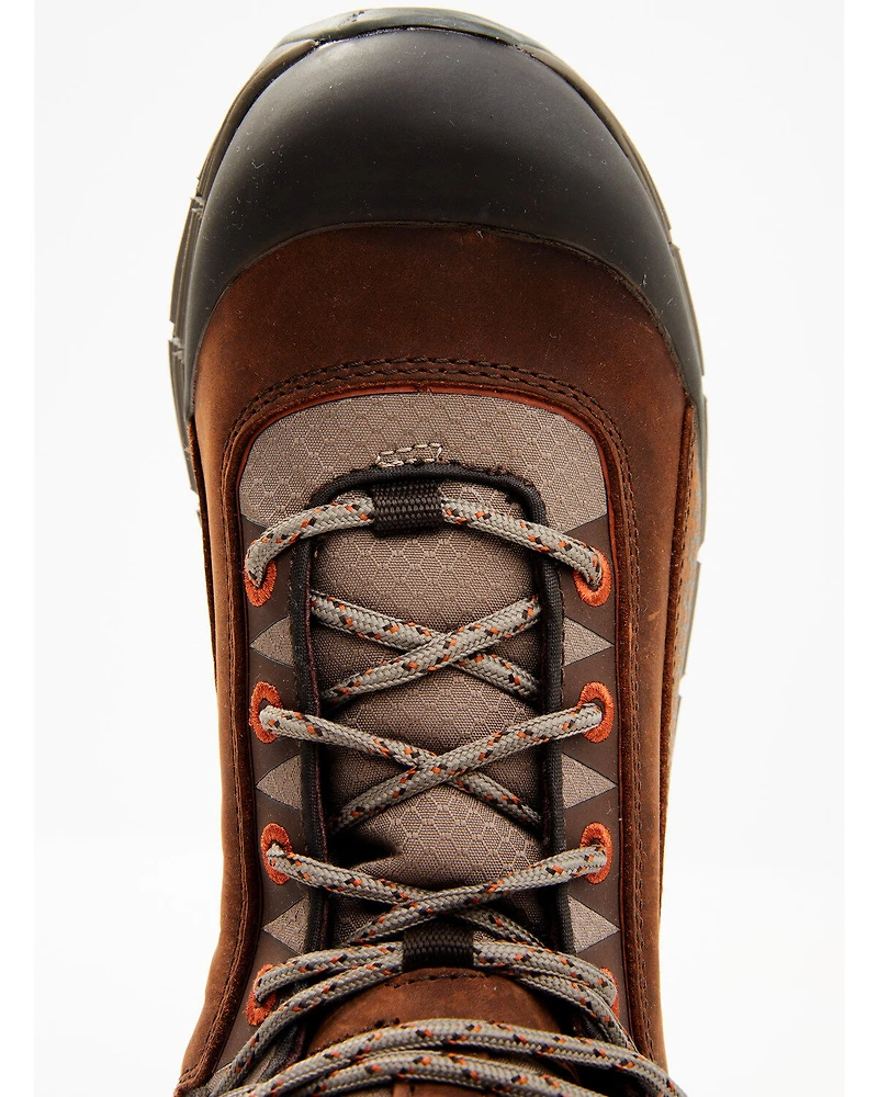 Brothers and Sons Men's 5" Lace-Up Waterproof Hiker Boots - Round Toe