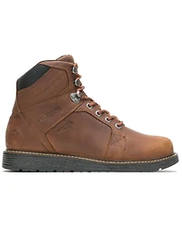 Wolverine Men's Brown Hellcat Waterproof Work Boots - Soft Toe