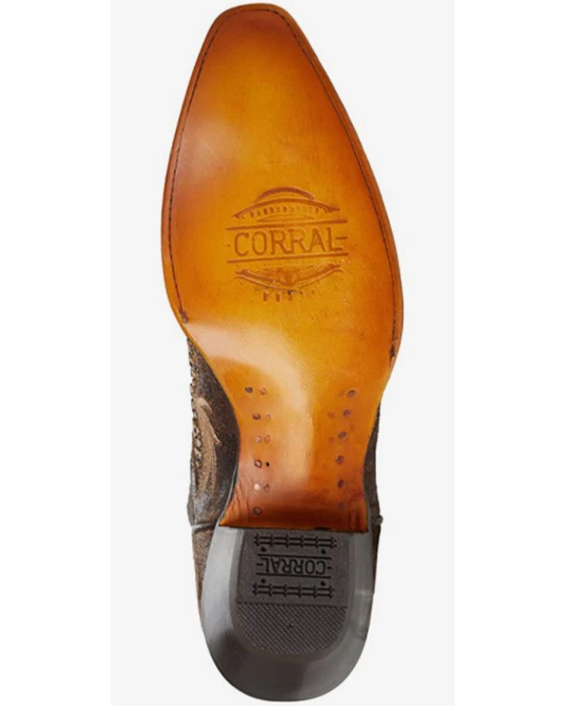 Corral Women's Embroidery & Studs Western Boots - Snip Toe