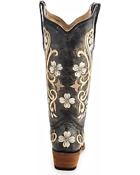 Circle G Women's Floral Embroidered Western Boots