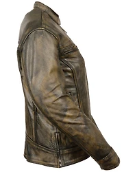 Milwaukee Leather Women's Distressed Vented Scooter Jacket - 5X