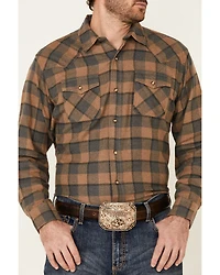 Ariat Men's Hartford Retro Plaid Long Sleeve Snap Western Flannel Shirt