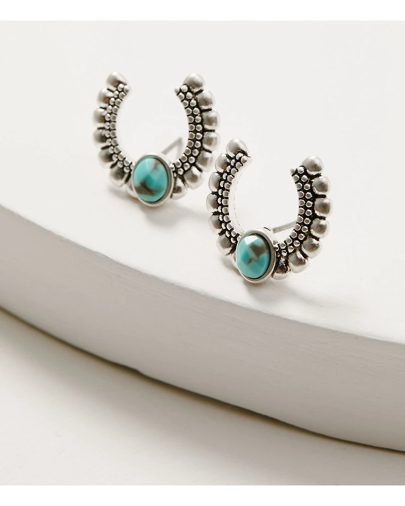 Lainey Wilson Women's Little Bitta Luck Horseshoe Hoop Earrings Set - 3 Piece