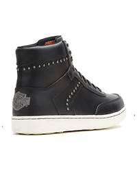 Harley Davidson Women's Grady Stud Waterproof Sneaker Boots - Round Toe