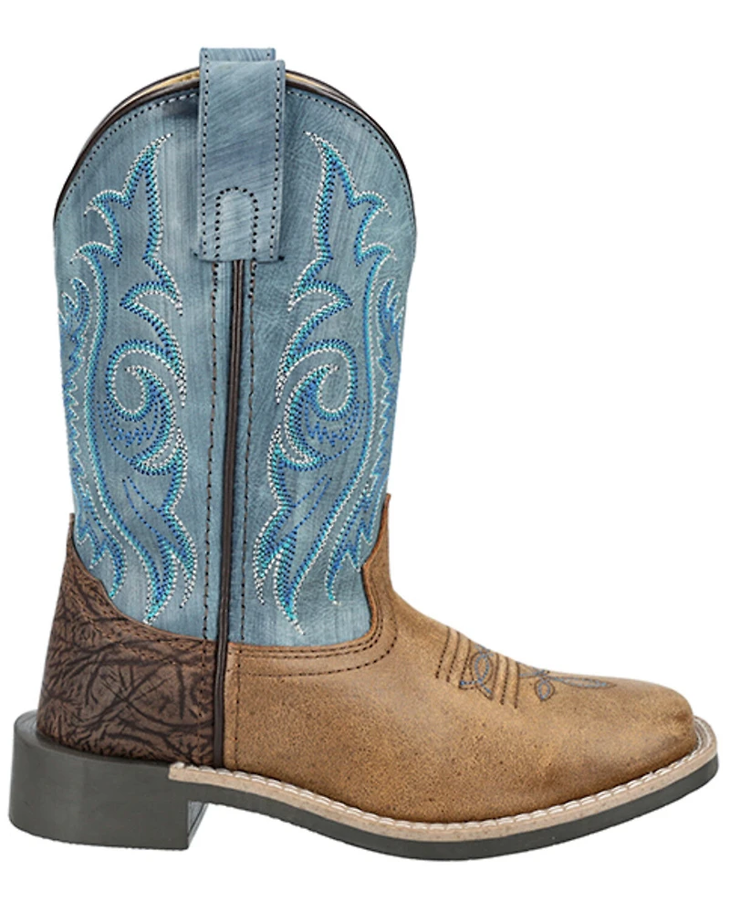 Smoky Mountain Little Boys' Cole Western Boots - Broad Square Toe