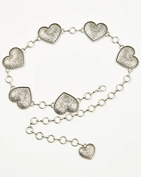 Shyanne Girls' Bryn Heart Concho Belt