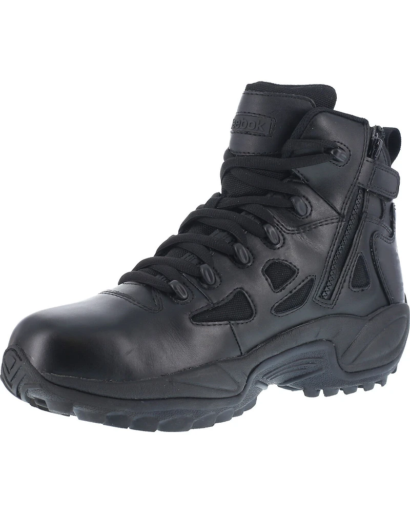 Reebok Men's Stealth 6" Lace-Up Waterproof Side Zip Work Boots - Soft Toe