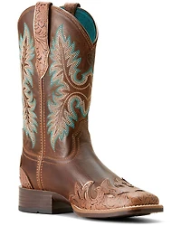 Ariat Women's Bryce Canyon Floral Embossed Western Boots - Square Toe