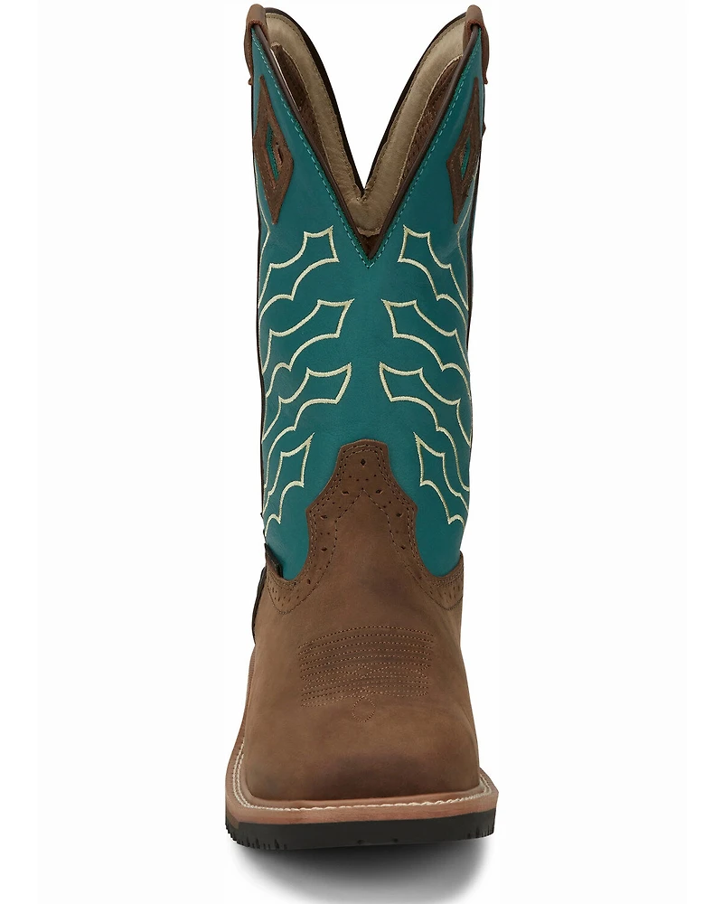 Justin Men's Derrickman Western Work Boots - Steel Toe