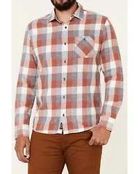 Flag & Anthem Men's Pagedale Vintage Wash Plaid Long Sleeve Button-Down Western Shirt