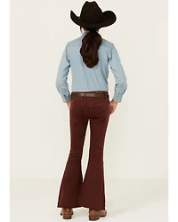 Shyanne Girls' Pull-on Stretch Flare Jeans