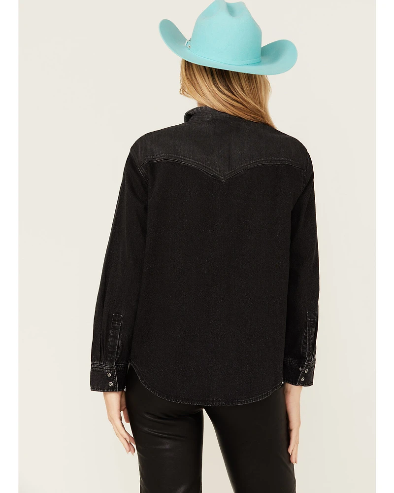 Levi's Women's Teodora Western Denim Studded Shirt
