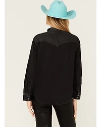 Levi's Women's Teodora Western Denim Studded Shirt