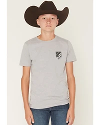 RANK 45® Boys' Americana Cowboy Logo Short Sleeve Graphic T-Shirt