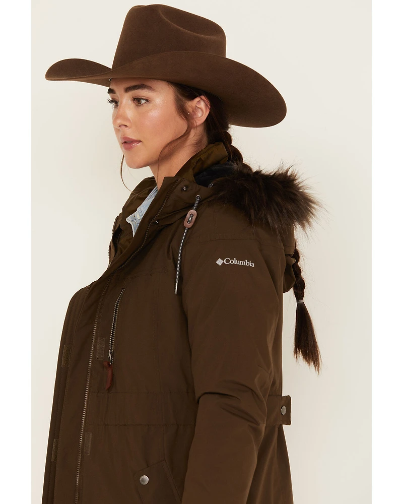 Columbia Women's Payton Faux Fur Interchange Omni-Tech Jacket