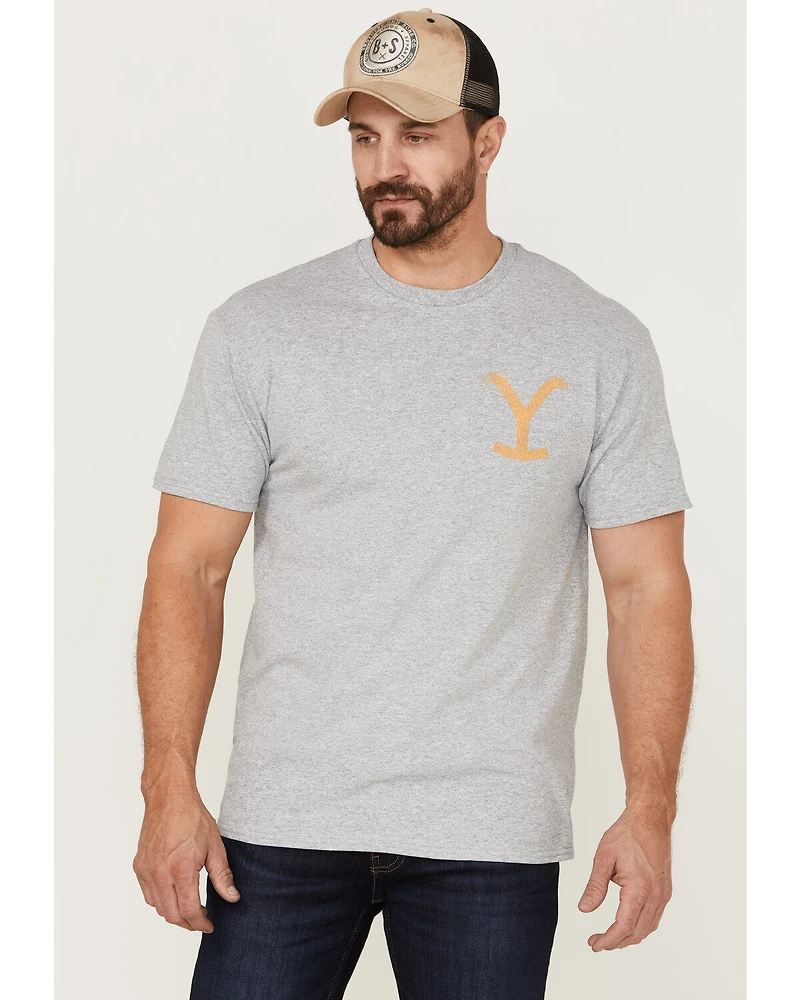 Paramount Network's Yellowstone Men's For The Brand Silhouette Graphic T-Shirt
